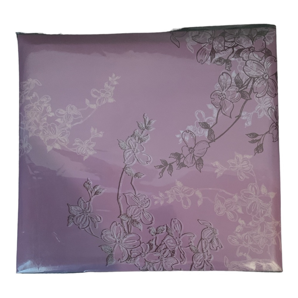 MBI Scrapbook Purple Floral Family 20 Pages 12 Inch X 12 Inch White Pages 865362 - Picture 2 of 4